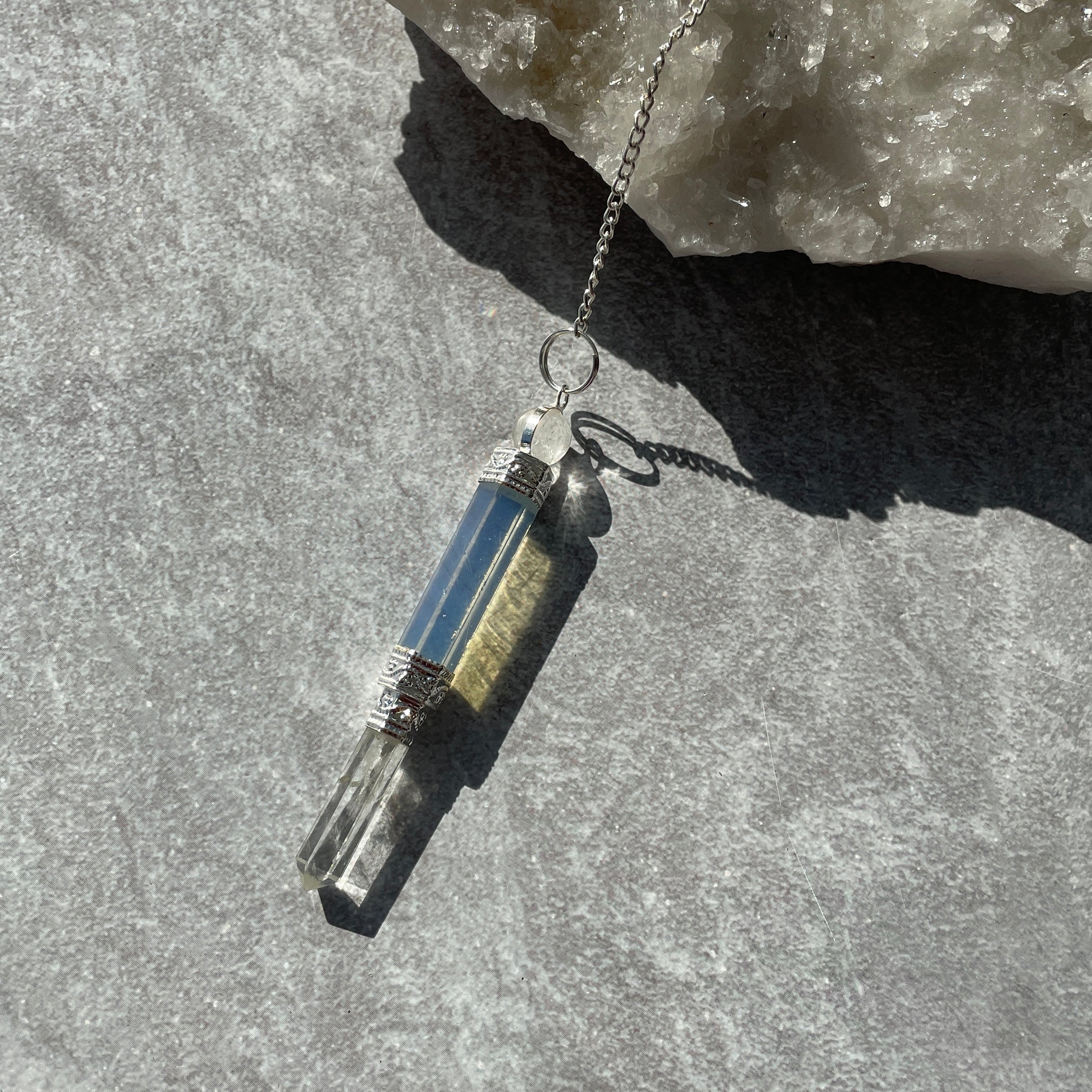 Opalite Wand Pendulum Opalite Wand Pendulum